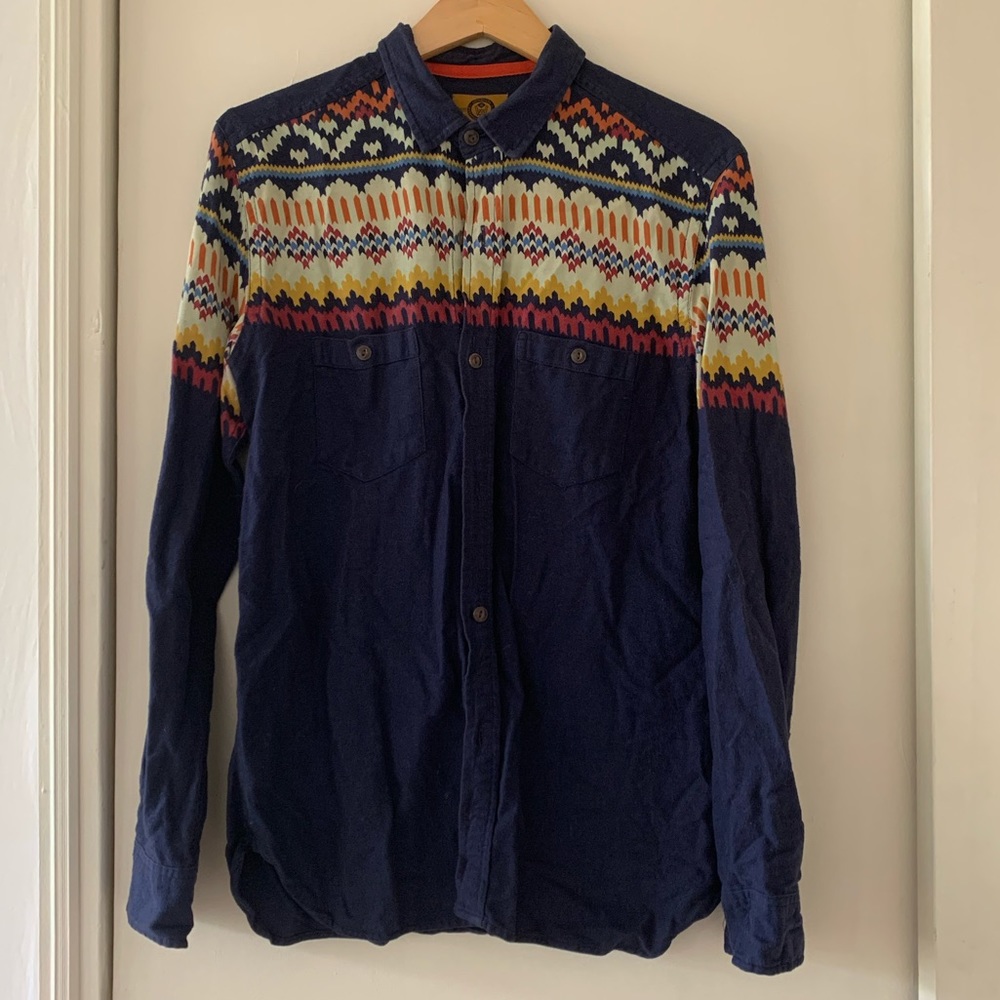 STAPLEFORD Workwear to the State Aztec Flannel